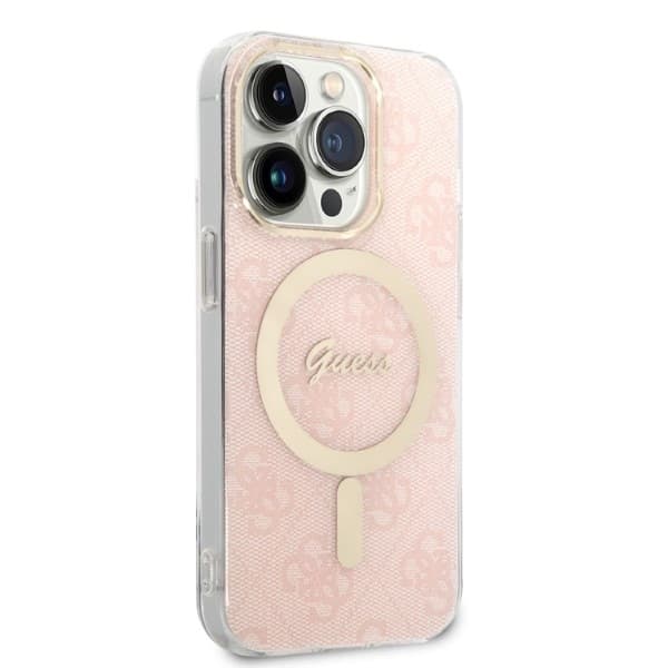Guess Print MagSafe - θήκη για Apple iPhone 14 Pro - Ροζ 4