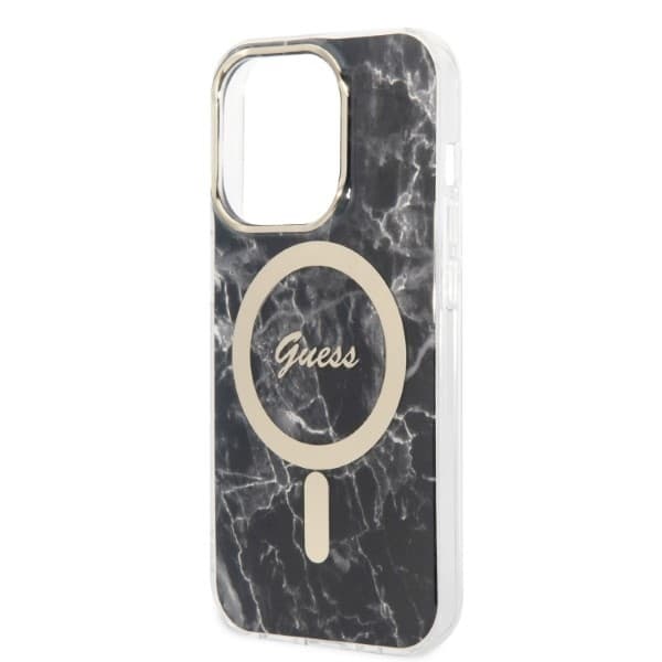 Guess Marble MagSafe - θήκη για Apple iPhone 14 Pro - Μαύρο 6