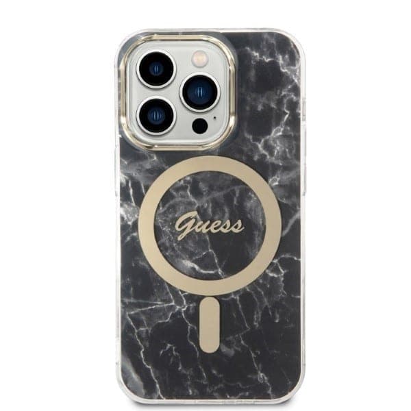Guess Marble MagSafe - Apple iPhone 14 Pro Max - Μαύρο 3