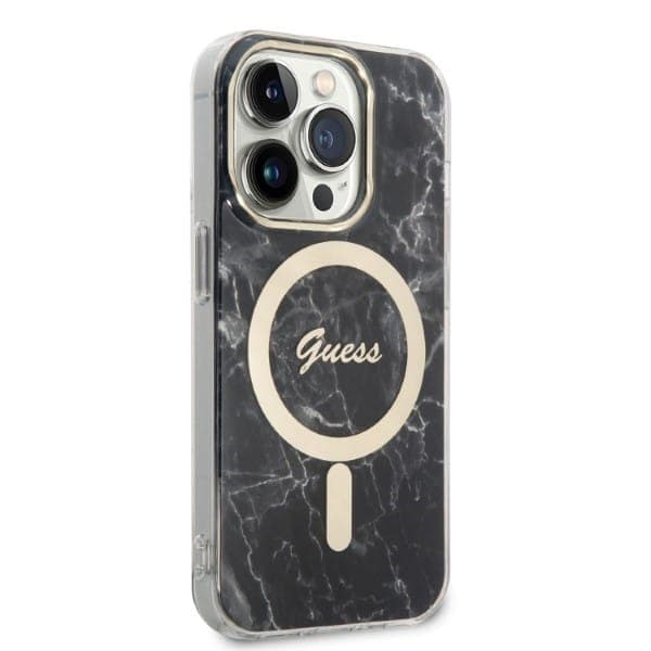 Guess Marble MagSafe - Apple iPhone 14 Pro Max - Μαύρο 4