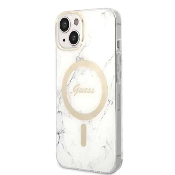 Guess Marble MagSafe - Apple iPhone 14 Plus / 15 - Λευκό 2