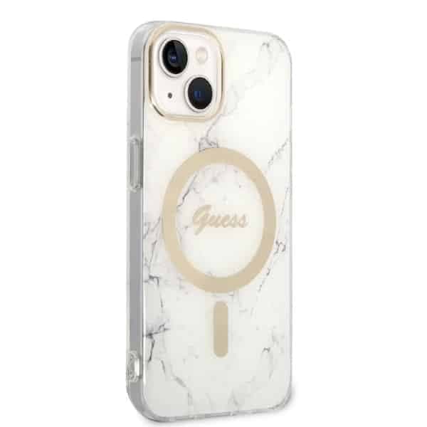 Guess Marble MagSafe - Apple iPhone 14 Plus / 15 - Λευκό 4