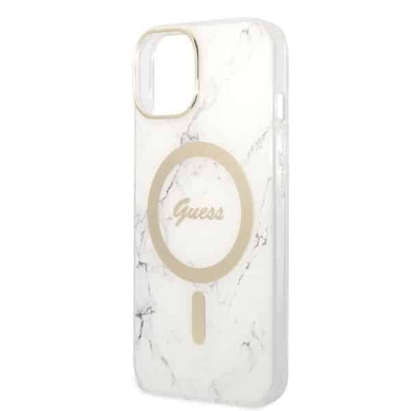 Guess Marble MagSafe - Apple iPhone 14 Plus / 15 - Λευκό 6