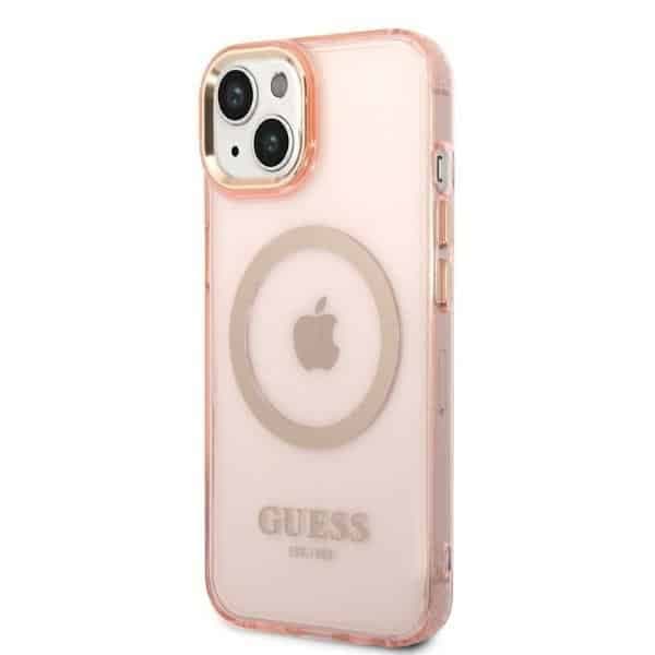 Guess Translucent - θήκη για Apple iPhone 14 Plus - Ροζ 2