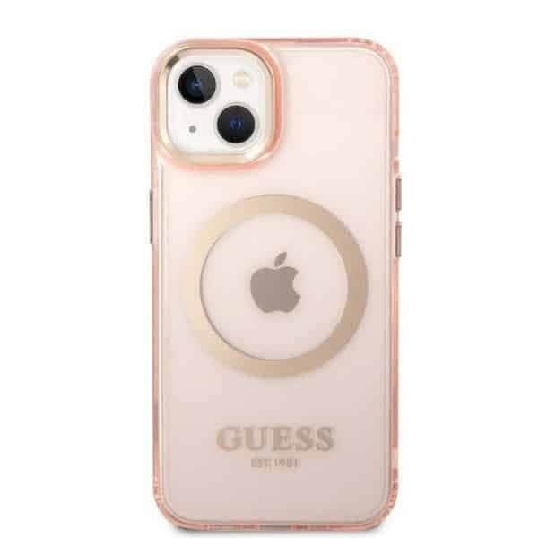 Guess Translucent - θήκη για Apple iPhone 14 Plus - Ροζ 3