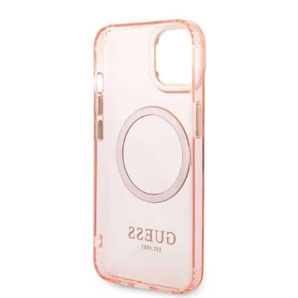 Guess Translucent - θήκη για Apple iPhone 14 Plus - Ροζ 7