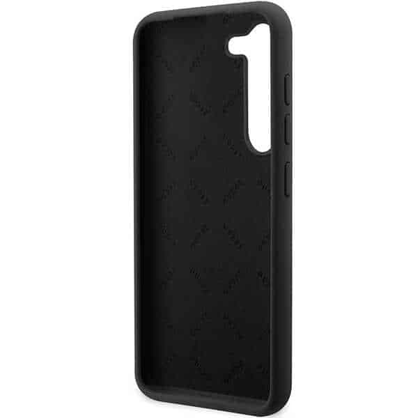 Guess Silicone Vintage Gold Logo - θήκη για Samsung Galaxy S23 - Μαύρο 7
