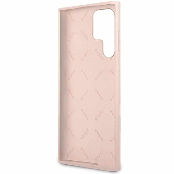 Guess Metal Logo - θήκη για Samsung Galaxy S23 Ultra - Ροζ 7