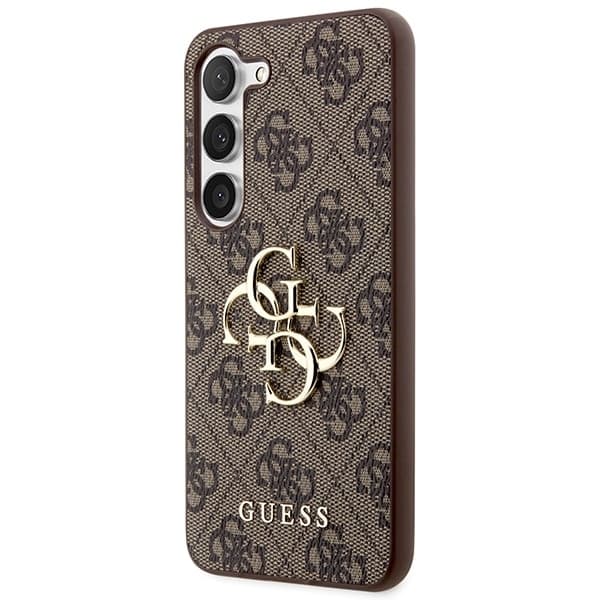 Guess Big Metal Logo - θήκη για Samsung Galaxy S23 - Καφέ 2