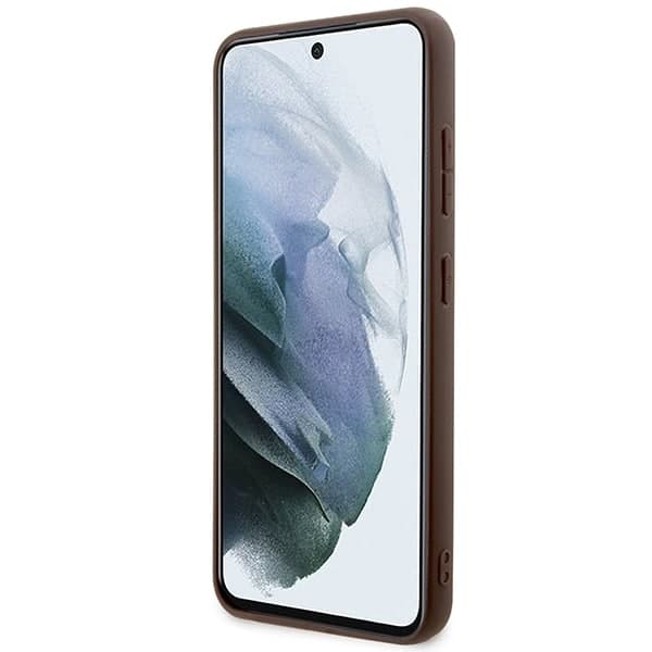 Guess Big Metal Logo - θήκη για Samsung Galaxy S23 - Καφέ 5