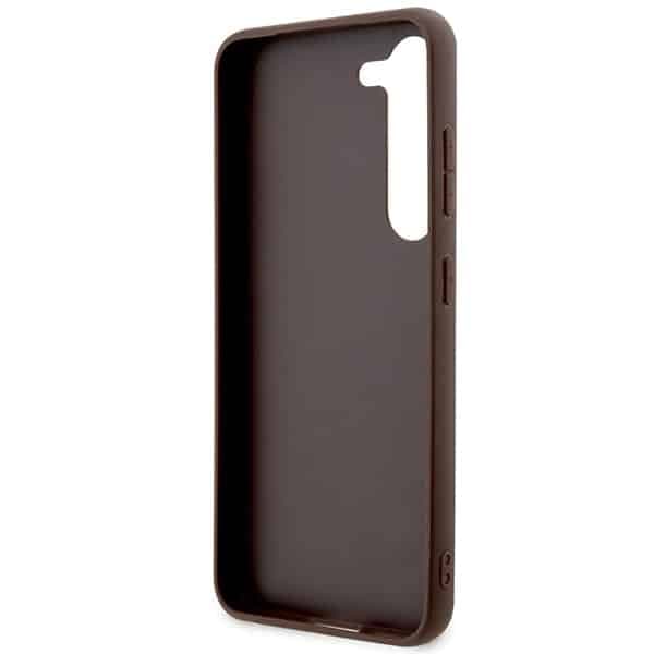 Guess Big Metal Logo - θήκη για Samsung Galaxy S23 - Καφέ 7