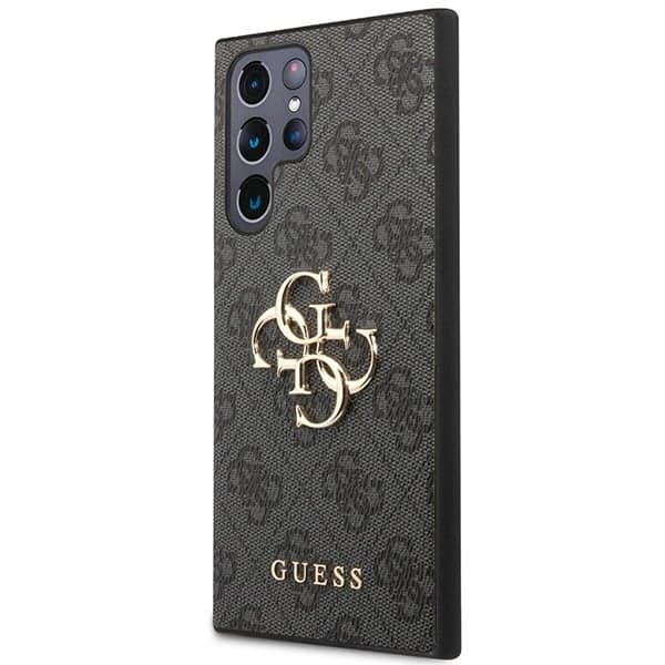 Guess Big Metal Logo - θήκη για Samsung Galaxy S23 Ultra - Γκρι 2