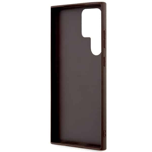 Guess 4G Metal Gold - θήκη για Samsung Galaxy S23 Ultra - Καφέ 7