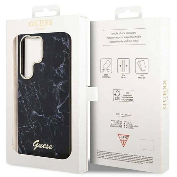 Guess Marble - θήκη για Samsung Galaxy S23 Ultra - Μαύρο 8