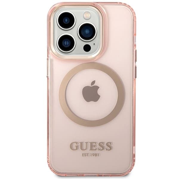 Guess Translucent - θήκη για Apple iPhone 14 Pro Max - Ροζ 3