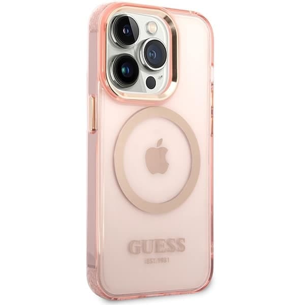 Guess Translucent - θήκη για Apple iPhone 14 Pro Max - Ροζ 4