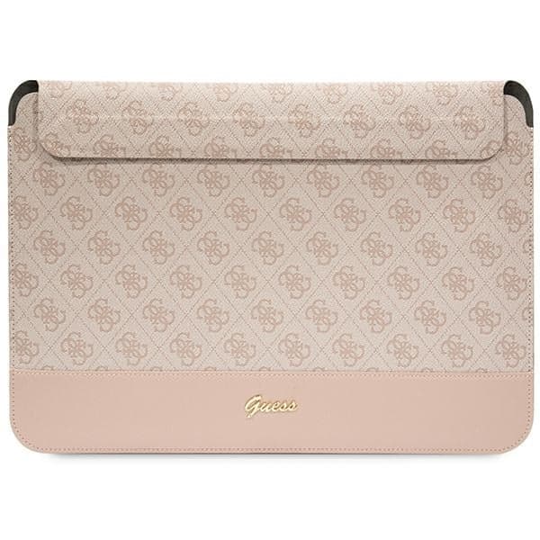 Guess Θήκη GUCS14PS4SGP 14" ροζ/ pink 4G Stripe Metal Logo