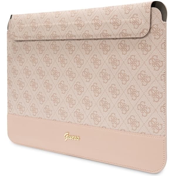 Guess Θήκη GUCS14PS4SGP 14" ροζ/ pink 4G Stripe Metal Logo 2