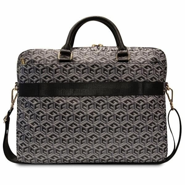 Guess Τσάντα GUCB15HGCFSEK 16" μαύρο/black GCube Stripes 3