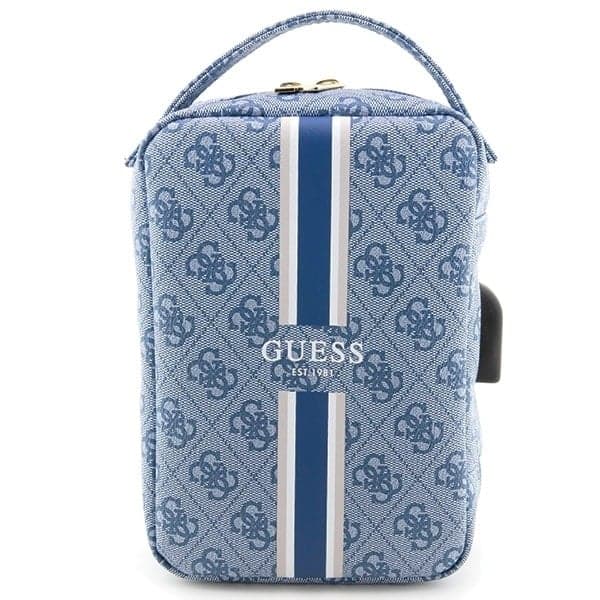 Guess Τσάντα GUHBP4RPSB Organizer Μπλε/blue 4G Printed Stripes 2
