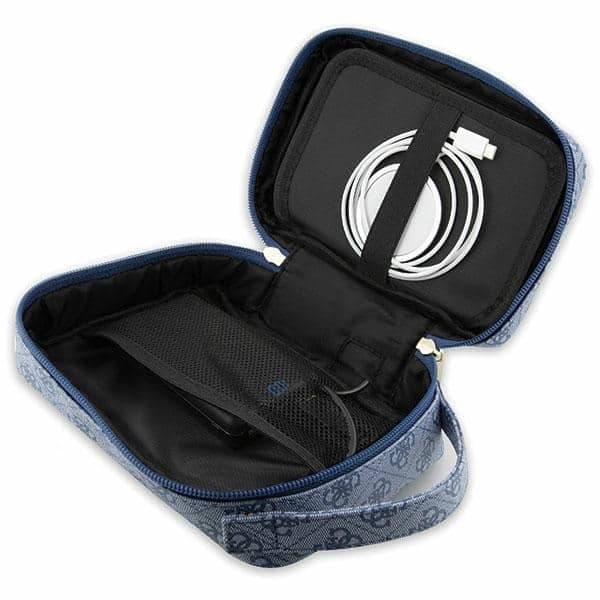Guess Τσάντα GUHBP4RPSB Organizer Μπλε/blue 4G Printed Stripes 5