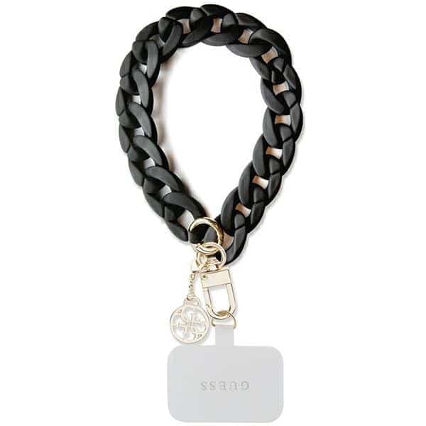Guess GUOUCBMC4MK Universal Big Hand Strap μαύρο/black Acrylic 4G Charm