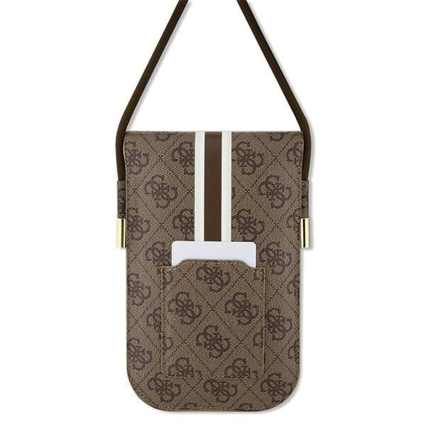 Guess Τσάντα GUOWBP4RPSW καφέ/brown 4G Stripes 2