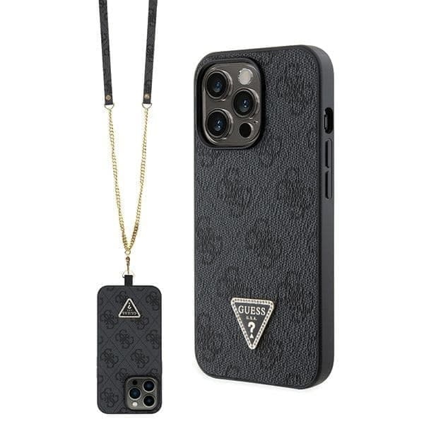 Guess Crossbody 4G Metal Logo - θήκη για Apple iPhone 13 / Pro - Μαύρο