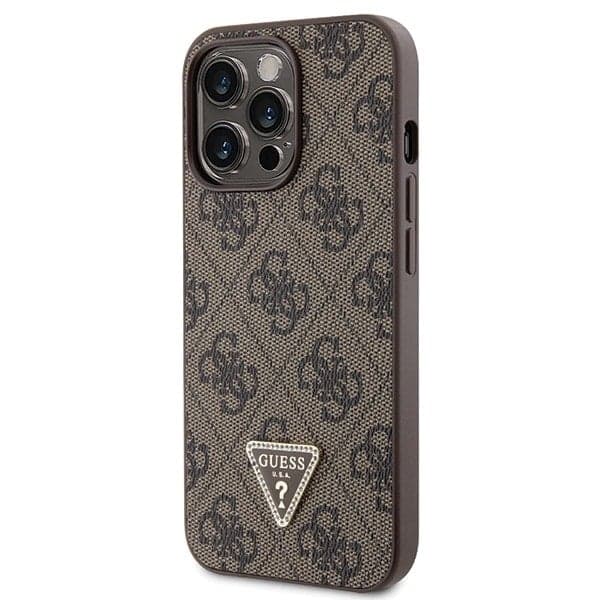 Guess Crossbody 4G Metal Logo - θήκη για Apple iPhone 13 / Pro - Καφέ 2