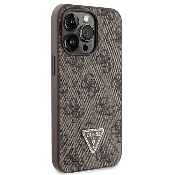 Guess Crossbody 4G Metal Logo - θήκη για Apple iPhone 13 / Pro - Καφέ 4