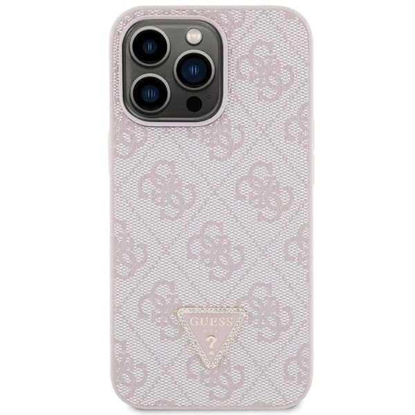 Guess Crossbody 4G Metal Logo - θήκη για Apple iPhone 13 / Pro - Ροζ 3