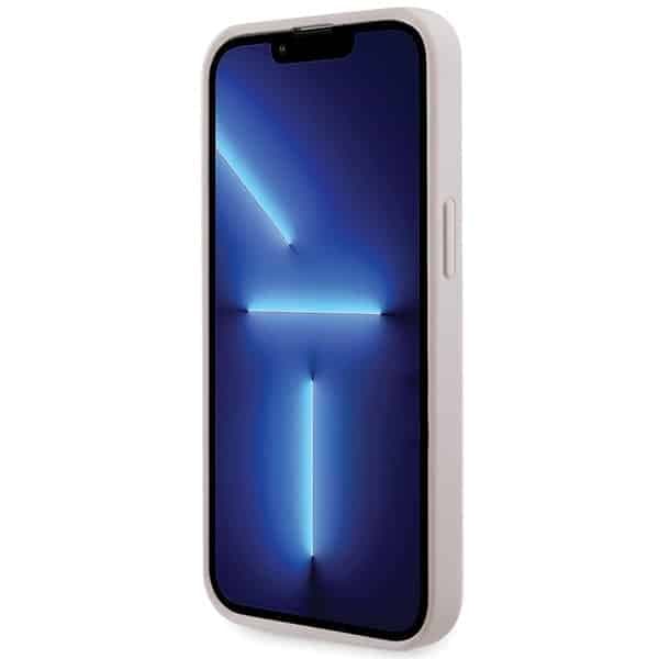 Guess Crossbody 4G Metal Logo - θήκη για Apple iPhone 13 / Pro - Ροζ 5