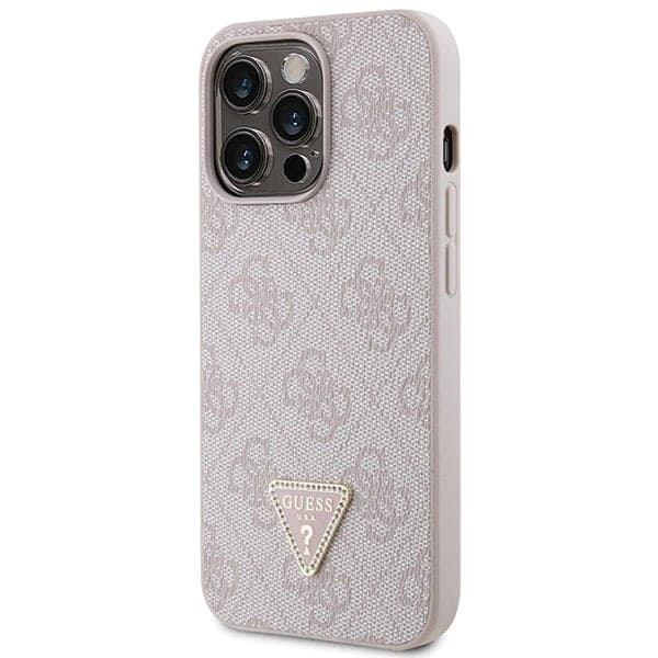 Guess Crossbody 4G Metal Logo - θήκη για Apple iPhone 13 Pro Max - Ροζ 2
