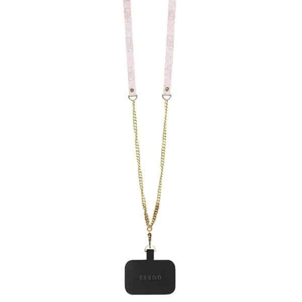 Guess Crossbody 4G Metal Logo - θήκη για Apple iPhone 13 Pro Max - Ροζ 6