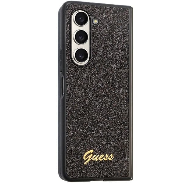 Guess Glitter Script - θήκη για Samsung Galaxy Z Fold5 - Μαύρο 5