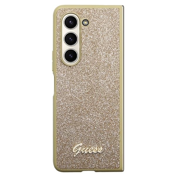 Guess Glitter Script - θήκη για Samsung Galaxy Z Fold5 - Χρυσό 2