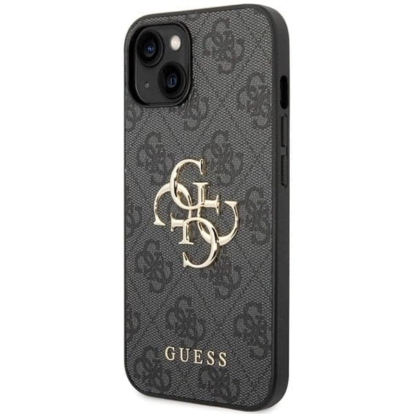Guess Big Metal Logo - θήκη για Apple iPhone 15 - Γκρι 2