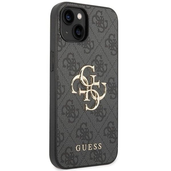 Guess Big Metal Logo - θήκη για Apple iPhone 15 - Γκρι 4