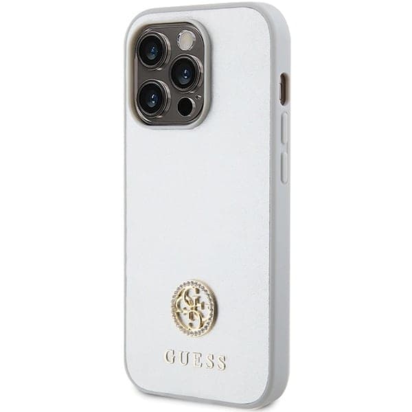 Guess Strass Metal Logo - θήκη για Apple iPhone 15 Pro - Διάφανο 2