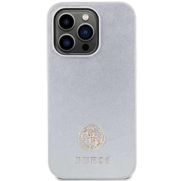 Guess Strass Metal Logo - θήκη για Apple iPhone 15 Pro - Διάφανο 3