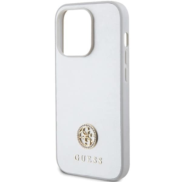 Guess Strass Metal Logo - θήκη για Apple iPhone 15 Pro - Διάφανο 6
