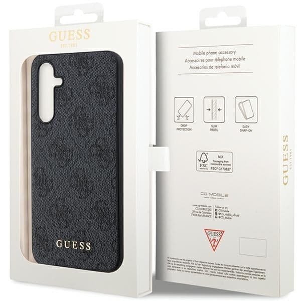 Guess 4G Metal Gold Logo - θήκη για Samsung Galaxy S23 FE - Γκρι 8