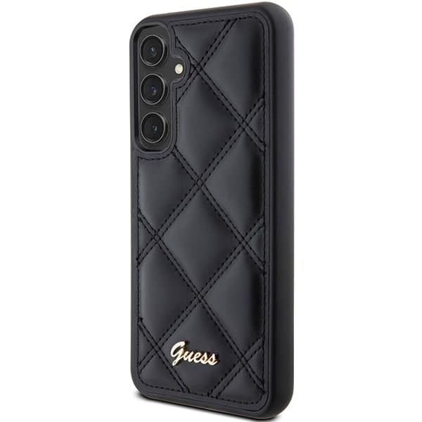 Guess Quilted Metal Logo - θήκη για Samsung Galaxy S23 FE - Μαύρο 2