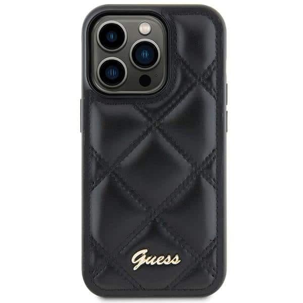 Guess Quilted Metal Logo - θήκη για Samsung Galaxy S23 FE - Μαύρο 3