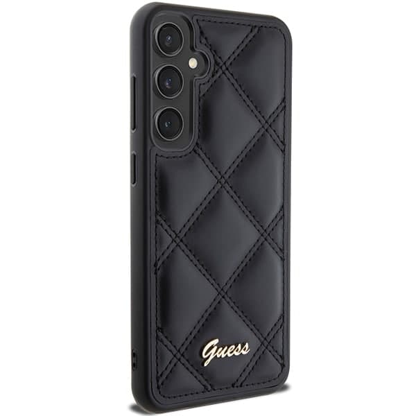 Guess Quilted Metal Logo - θήκη για Samsung Galaxy S23 FE - Μαύρο 4
