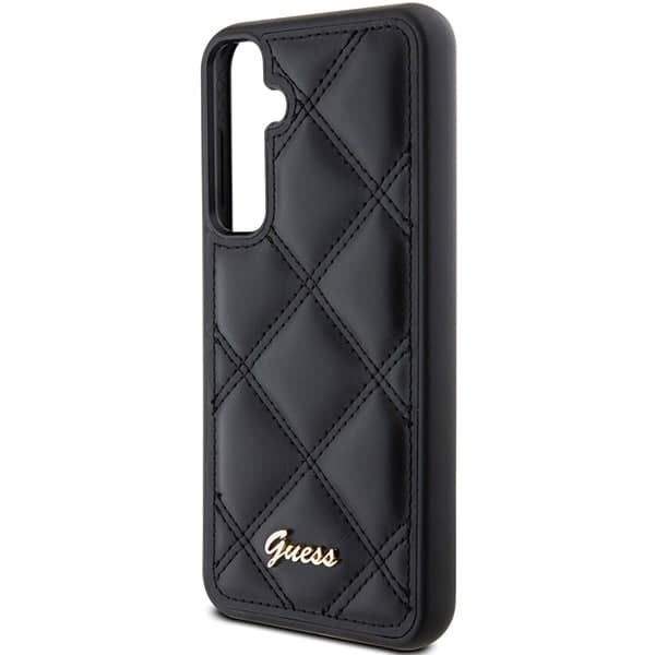 Guess Quilted Metal Logo - θήκη για Samsung Galaxy S23 FE - Μαύρο 6