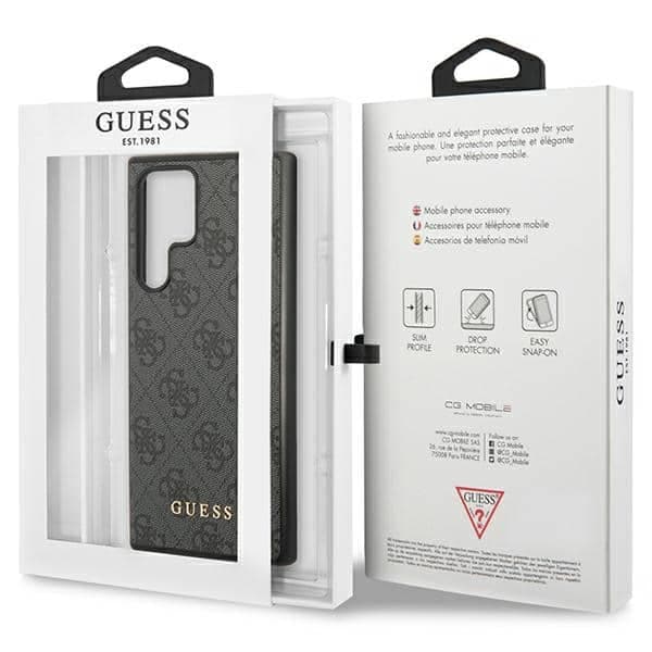 Guess 4G Metal Gold Logo - θήκη για Samsung Galaxy S24 Ultra - Μαύρο 8