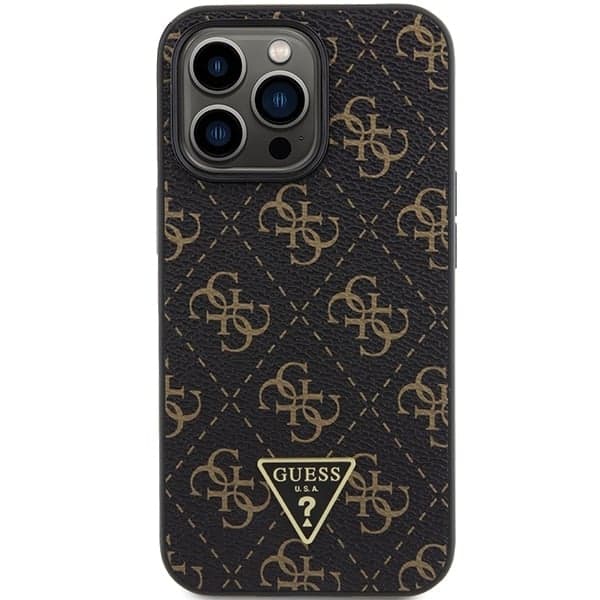 Guess 4G Triangle Metal Logo - θήκη για Apple iPhone 14 Pro Max - Μαύρο 3