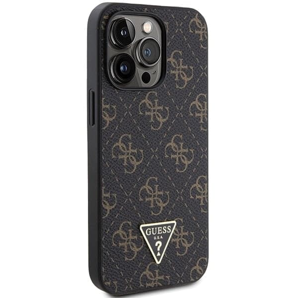 Guess 4G Triangle Metal Logo - θήκη για Apple iPhone 14 Pro Max - Μαύρο 4