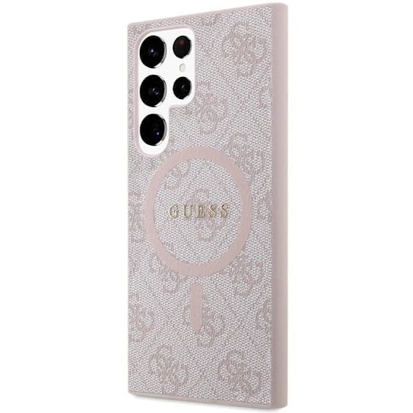 Guess Collection Leather Metal Logo - Samsung Galaxy S24 Ultra - Ροζ 2